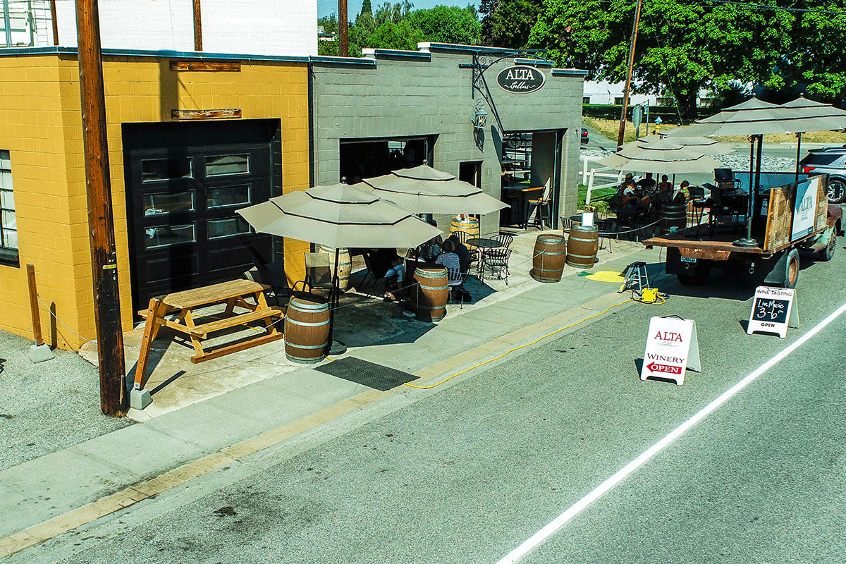 Front of Alta Cellars